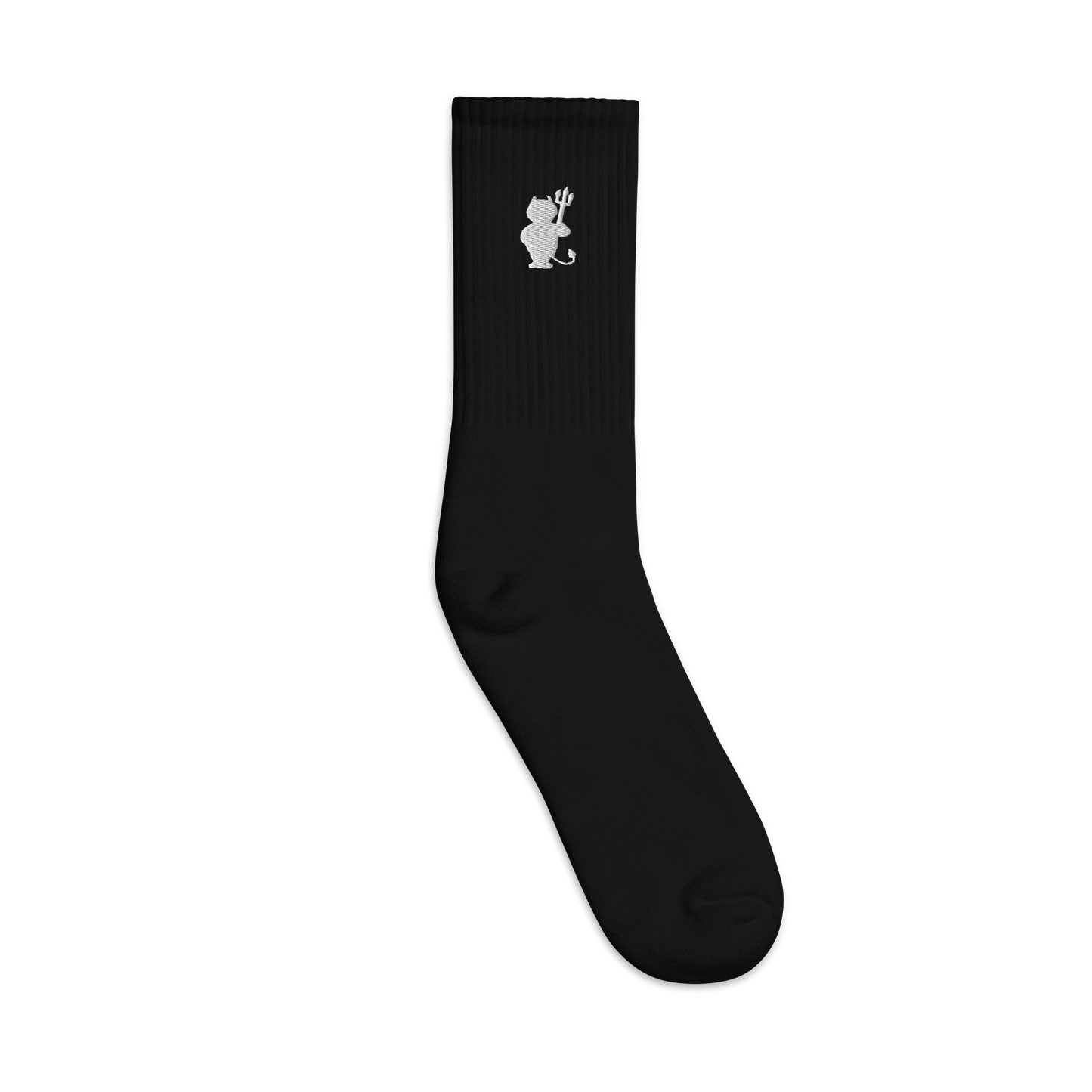 Lost Identity Embroidered Socks Black